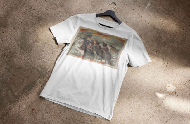 maglietta personalizzata stampata con stampa digitale diretta