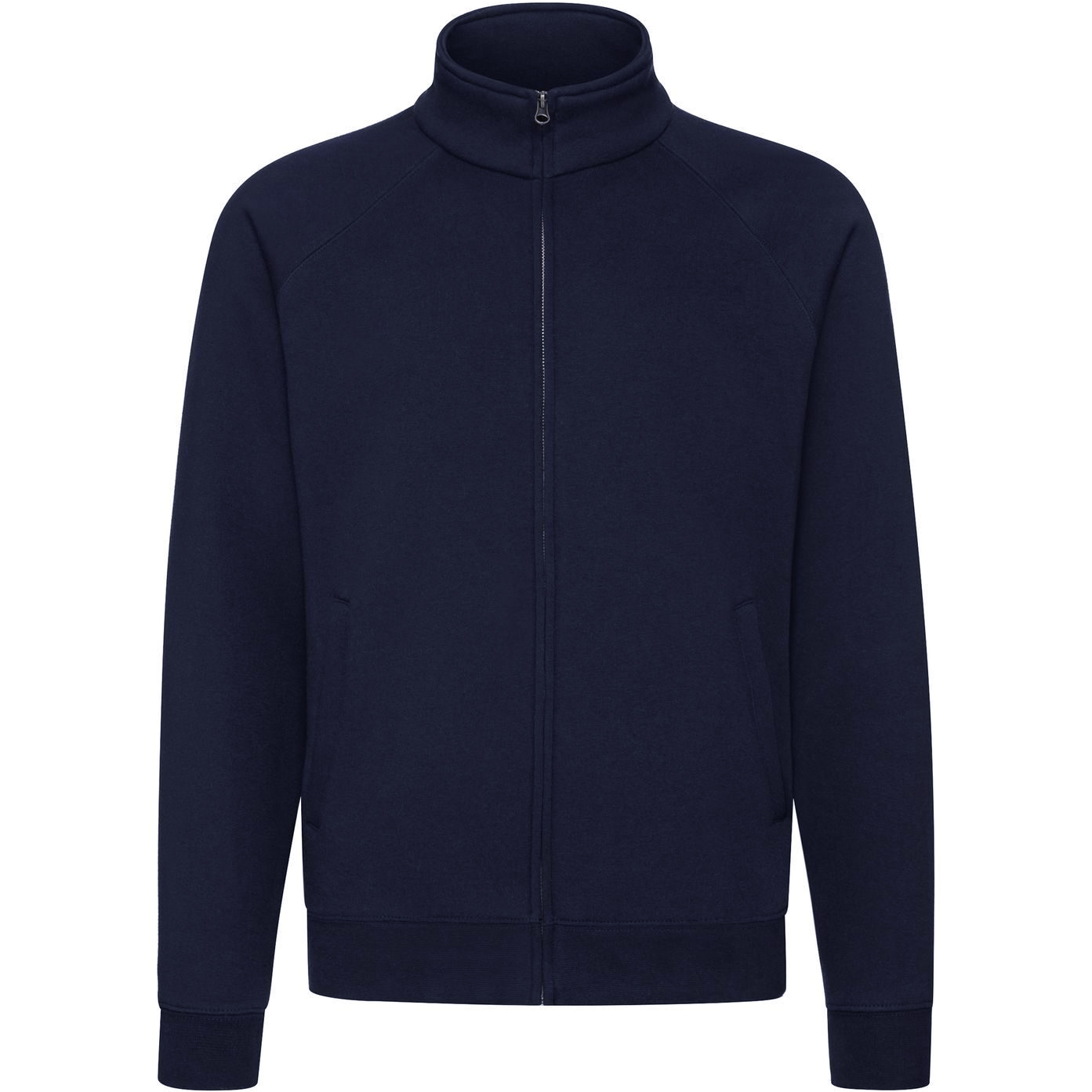 felpa personalizzabile jacket Fruit of the Loom Premium da uomo colore deep navy