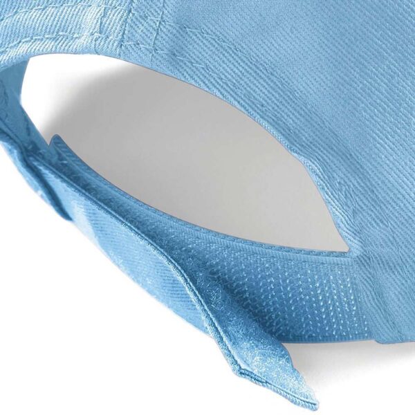 cappellino personalizzato Beechfield B10B da bambino colore Blue Sky - particolare